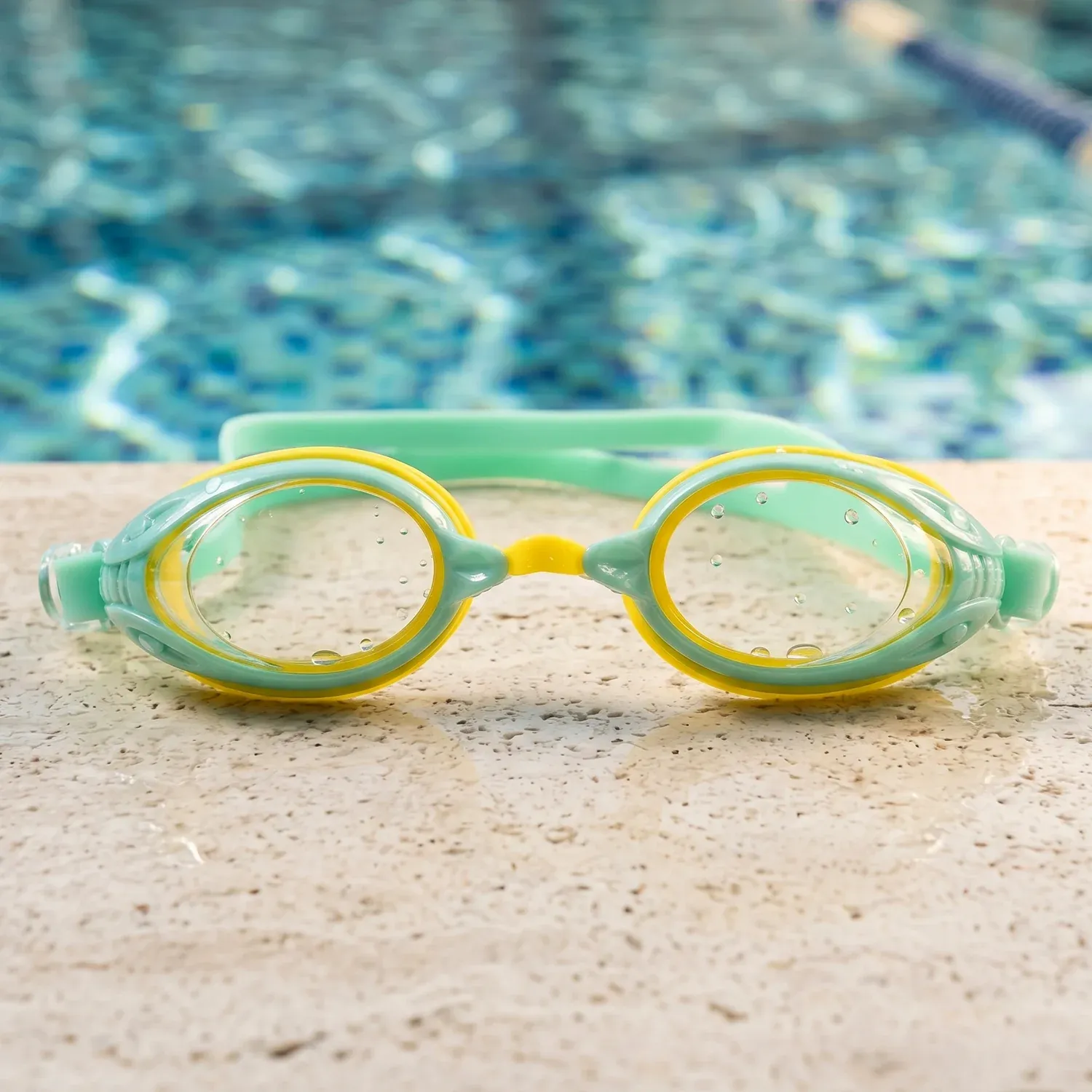 Kids Dual Color Swimming Goggles – Comfortable Fit & Clear Vision - Detailed Feature View 4