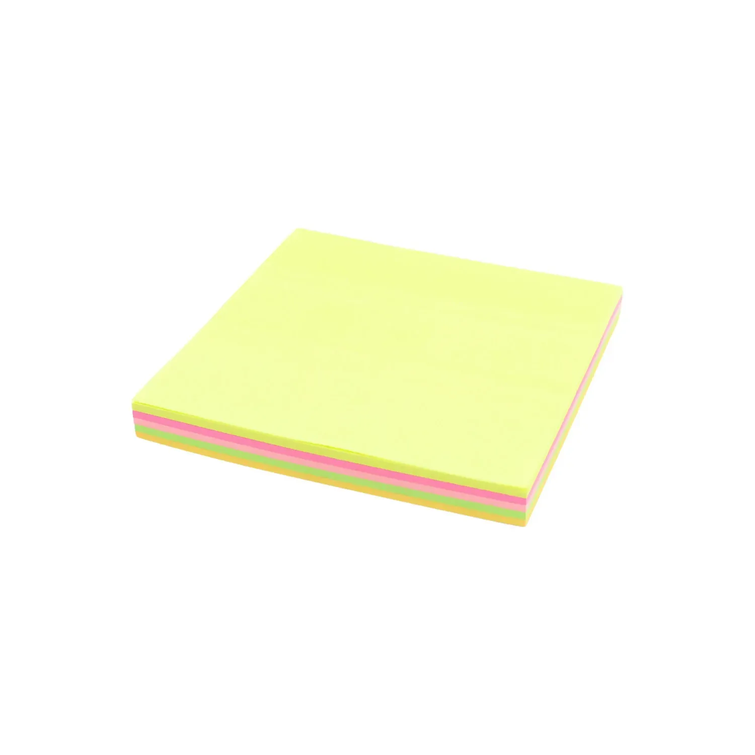 Aerotix 3x3 Inch Neon Sticky Note Pad 75mm Self Adhesive Re-Stick Memo Notes for Office - Detailed Feature View 4