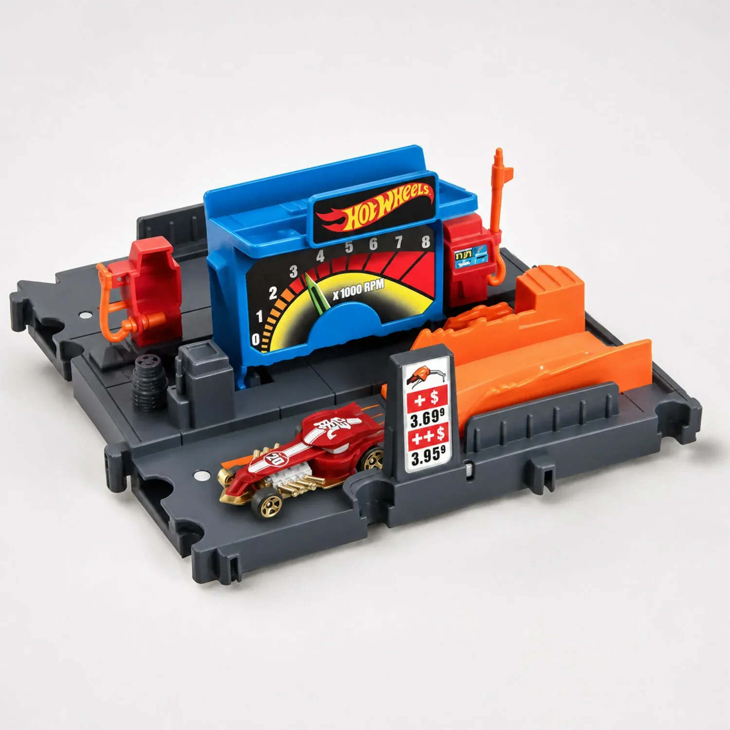 Hot Wheels City Fuel Station Sprint Playset with 1 Toy Car - Detailed Feature View 4