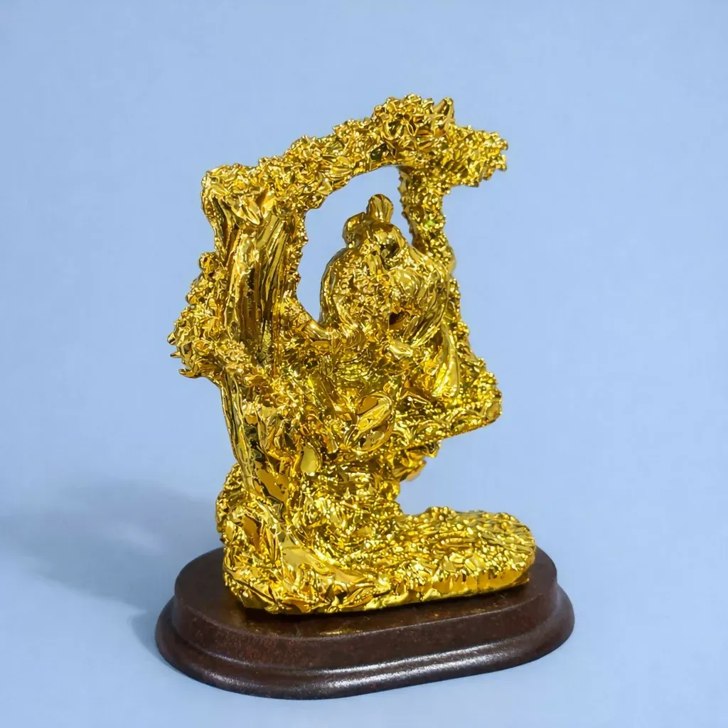 Radha Krishna Idol Decorative Showpiece for Home Temple - Detailed Feature View 1