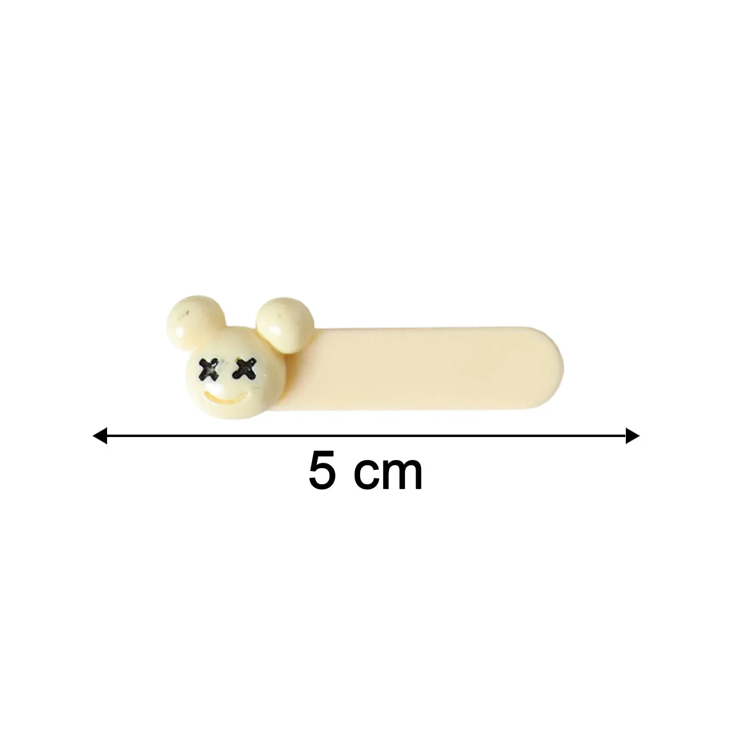 Cute Cartoon Bear Hair Clips for Girls & Women – 4 Pc Set - Detailed Feature View 5