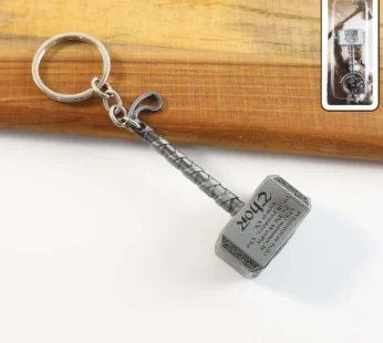 Metal Hammer Shape Keychain – Durable Alloy Miniature