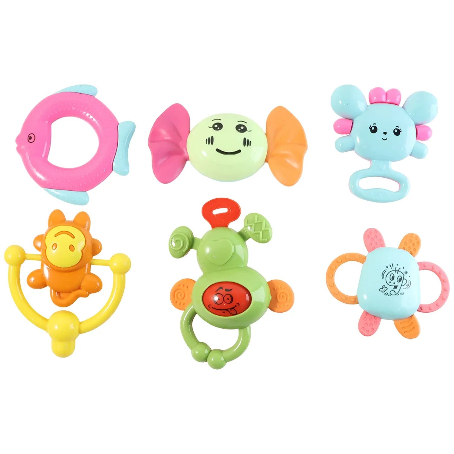 Baby Rattle Set – 6-in-1 Sensory Development Toys - Detailed Feature View 4