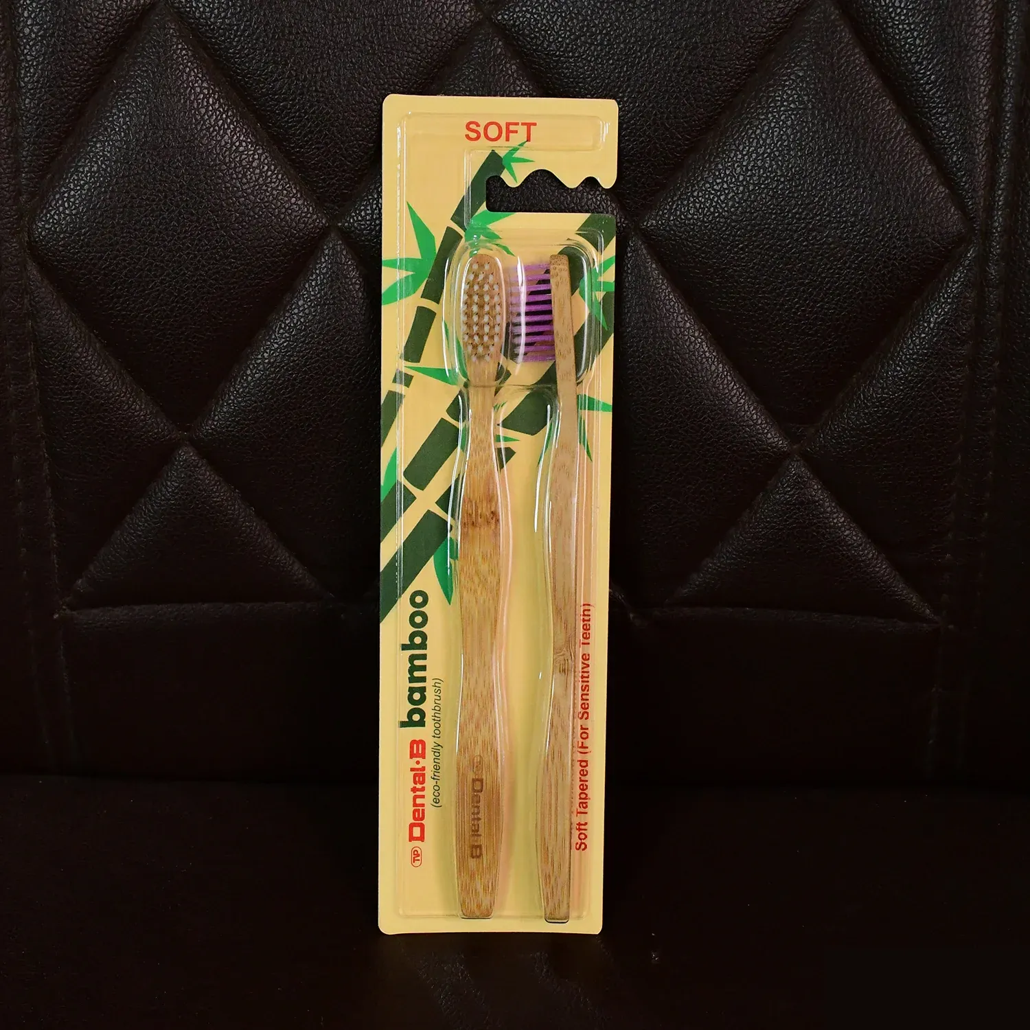 Bamboo Toothbrush Set – Eco-Friendly Medium Bristles (2 Pack) - Detailed Feature View 6