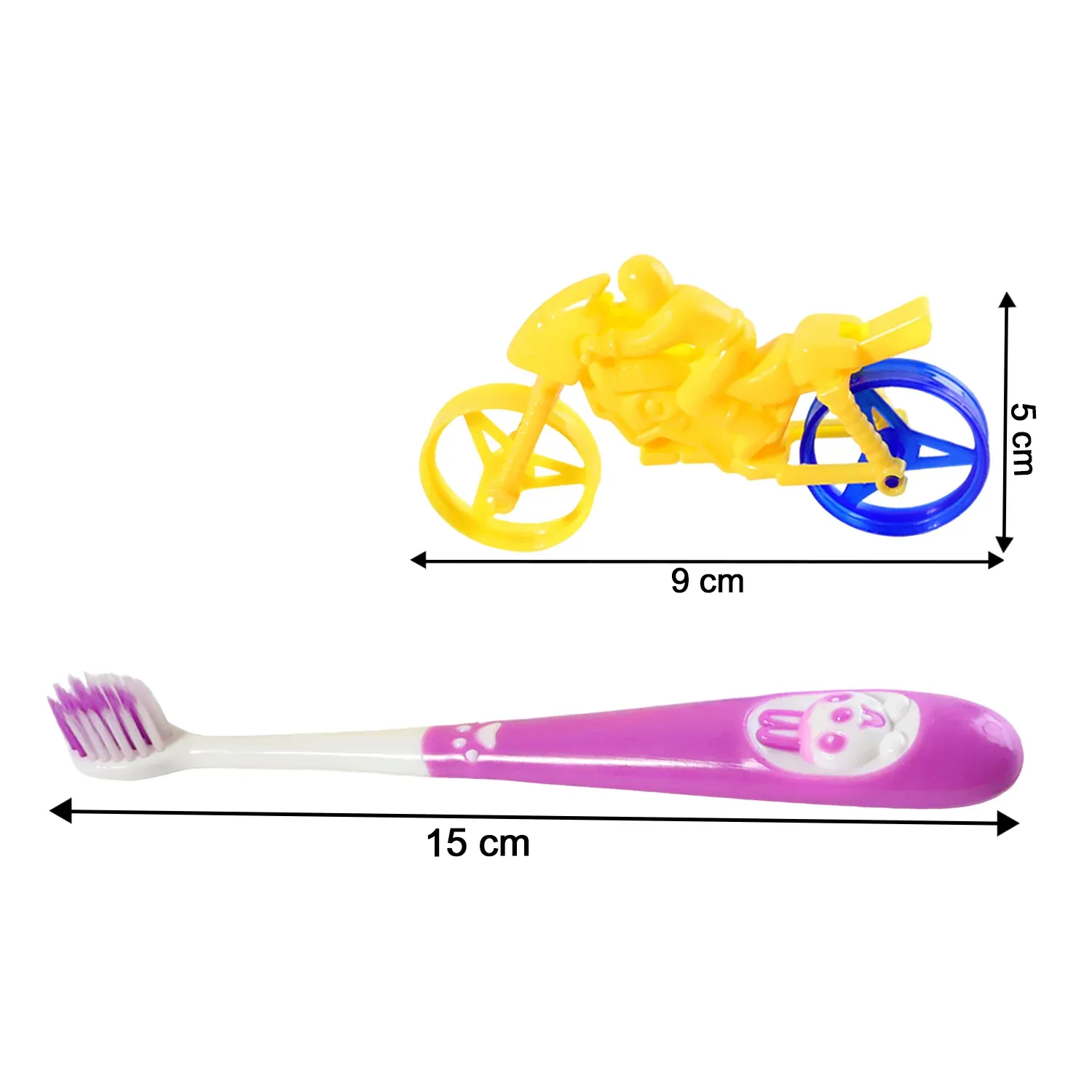 Kids Toothbrush and Bike Toy Set - Detailed Feature View 3