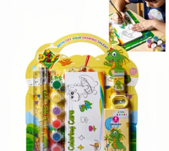 Kids Art & Stationery Set – Complete Drawing, Coloring & School Supply Kit for Children (Random Theme-Set of 1)