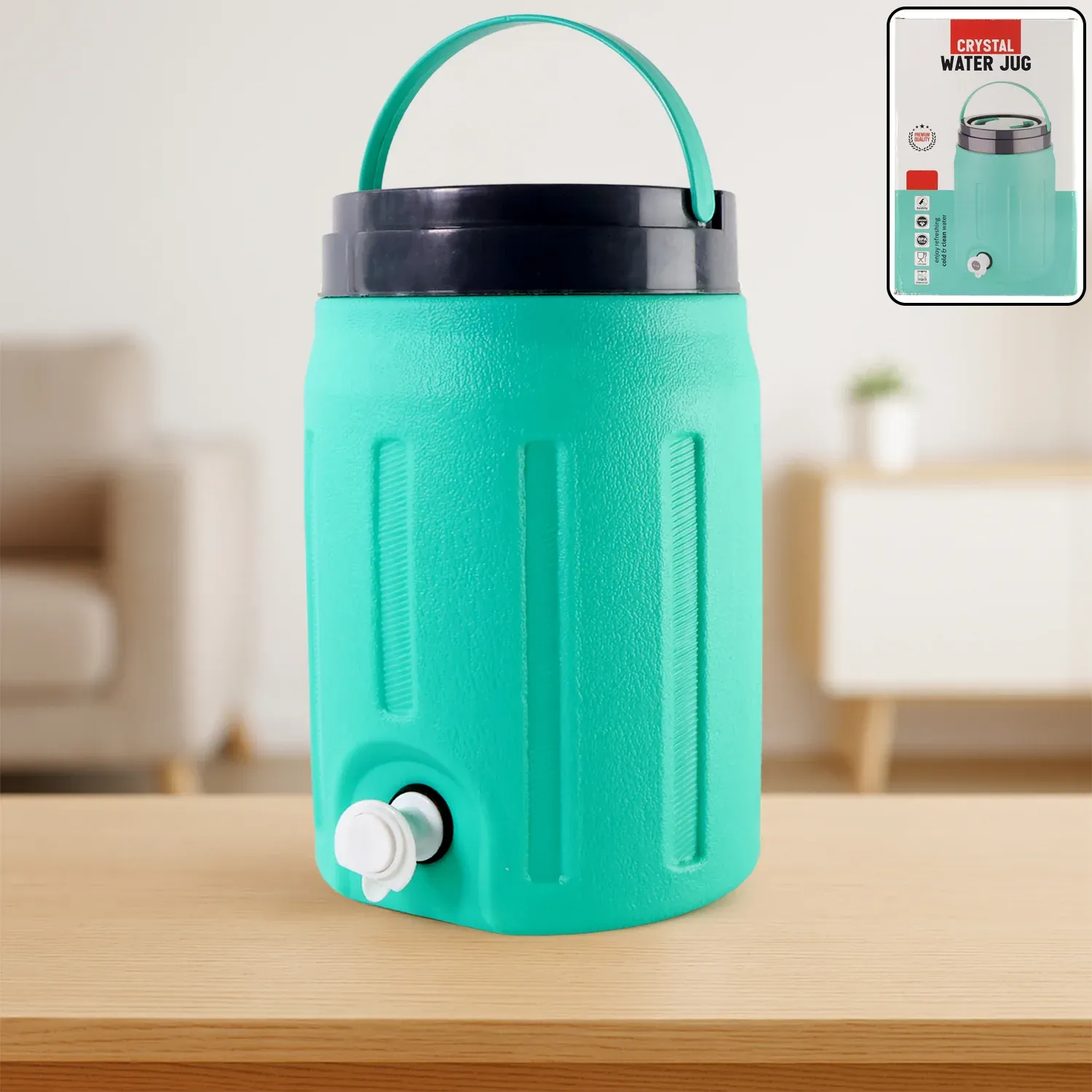 Premium Insulated Water Jug 5.5L – Keeps Water Cool & Fresh - Buy Online at Alikart