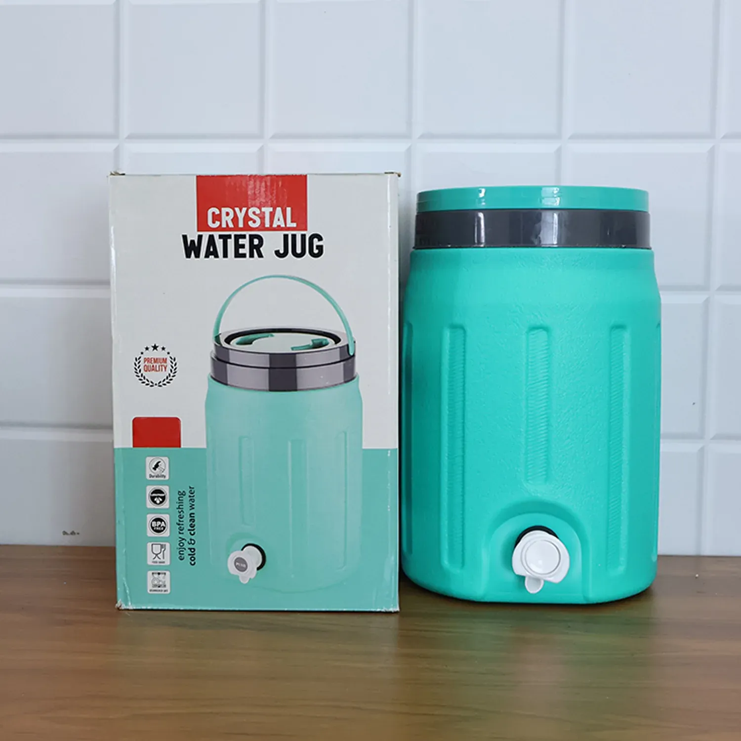 Insulated Water Jug 5.5L – Keeps Water Cool & Fresh - Detailed Feature View 7