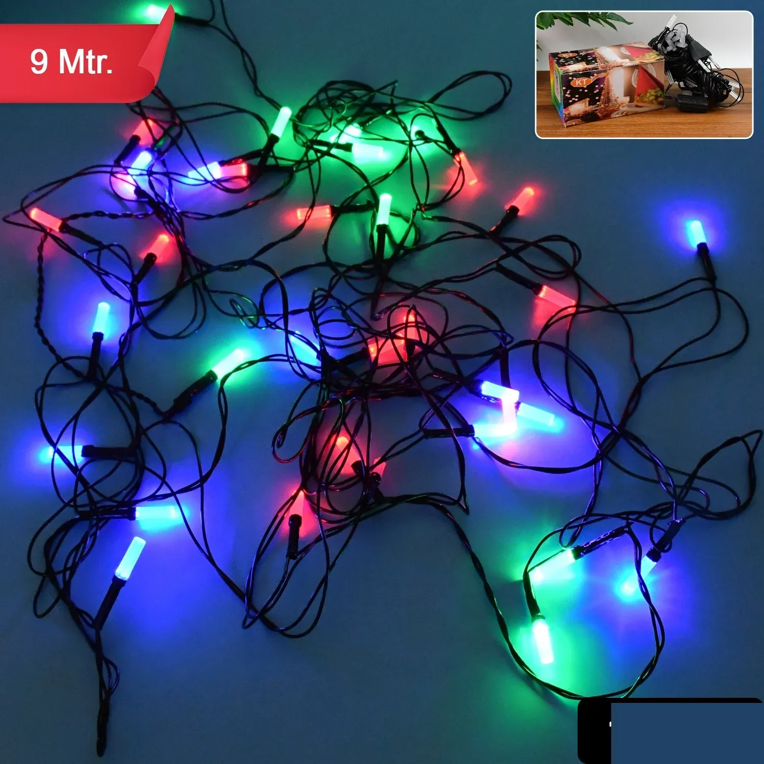 Premium Multi-Color LED Decorative String Lights (9 Mtr) - Detailed Feature View 1