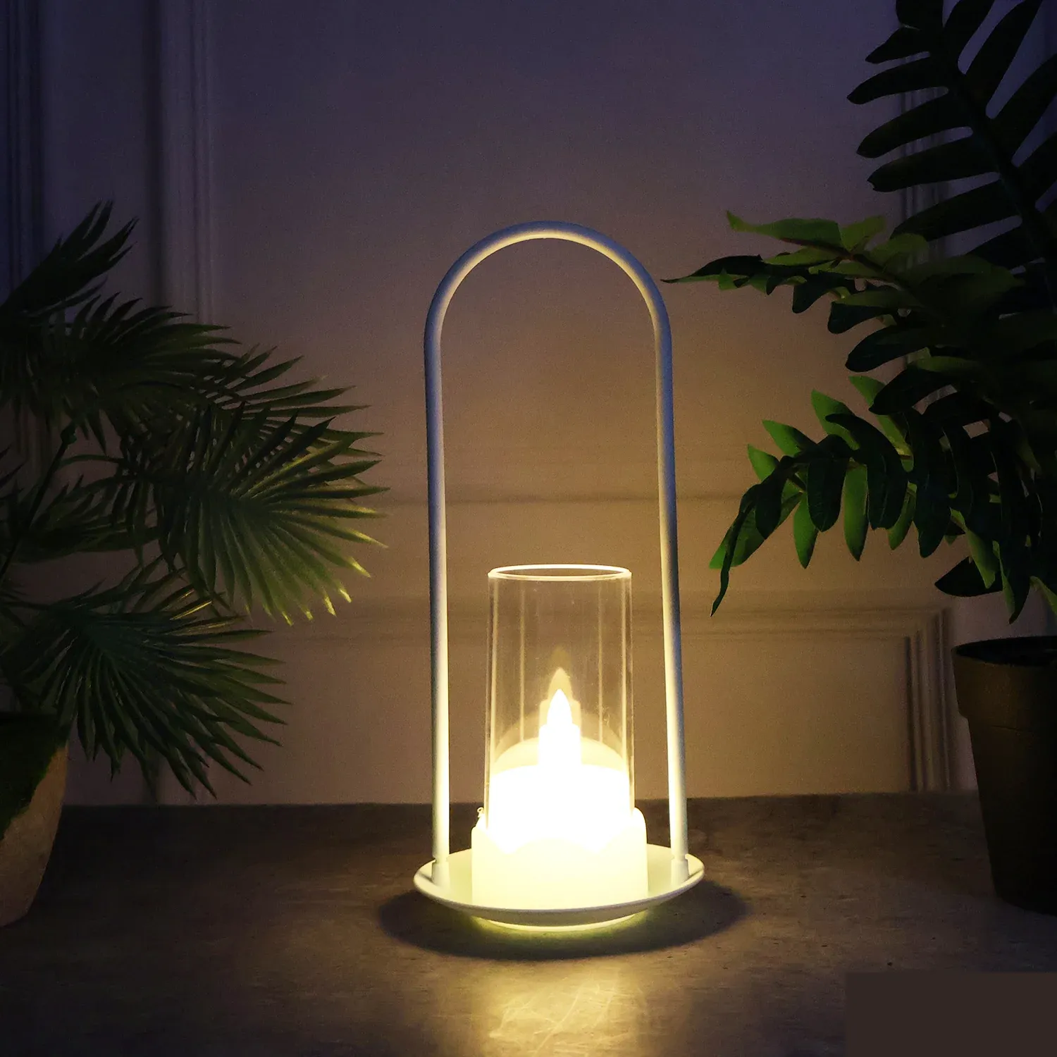 Flameless LED Candle Set – Big Wind Light Style Decorative Glow - Detailed Feature View 3