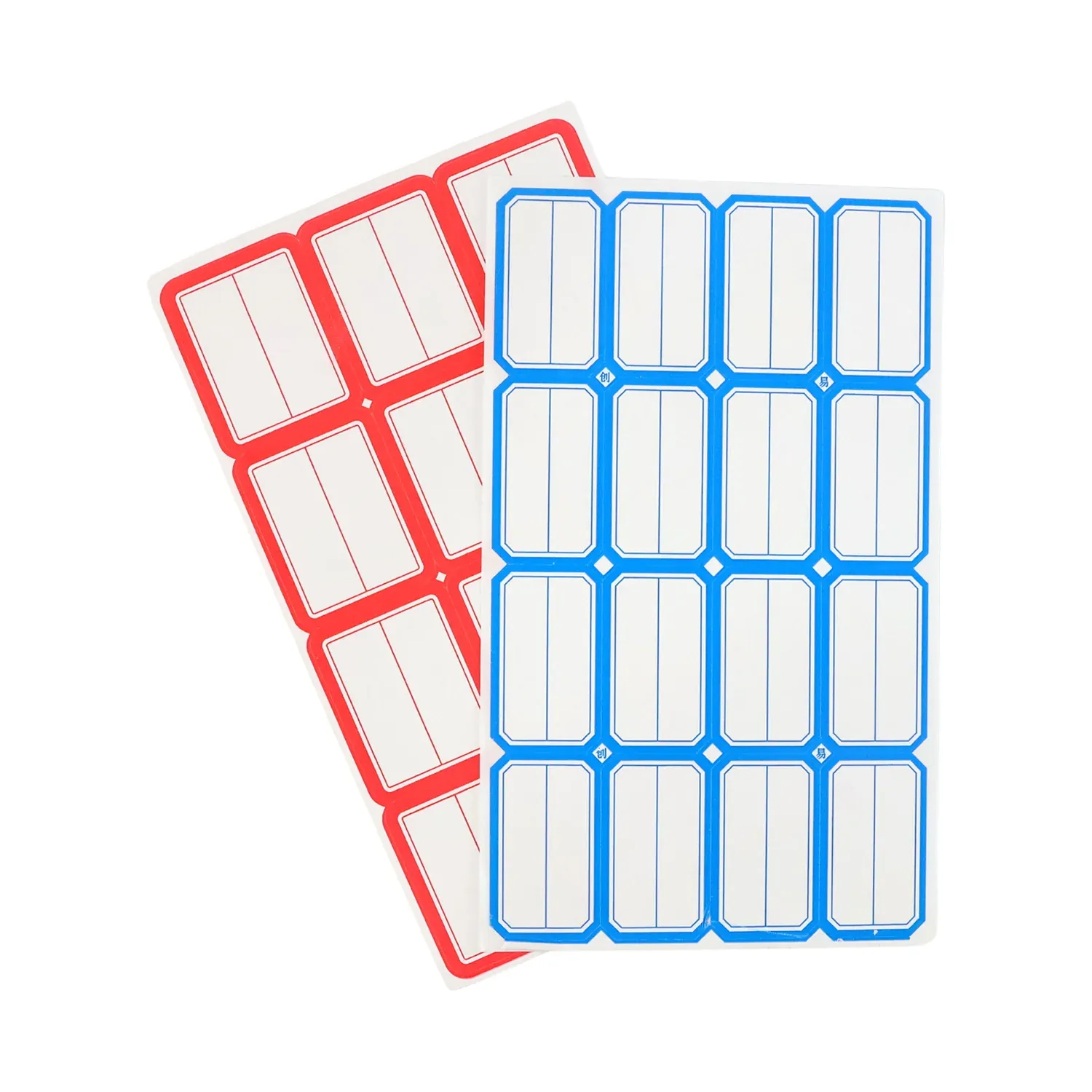 10 Sheets Red & White Self-Adhesive Shipping Label Stickers - Detailed Feature View 4