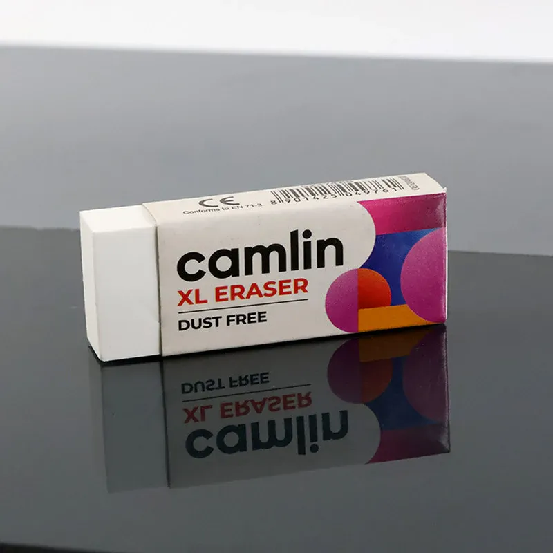 Camlin XL Dust-Free Eraser 20-Piece Pack for School & Office - Detailed Feature View 3