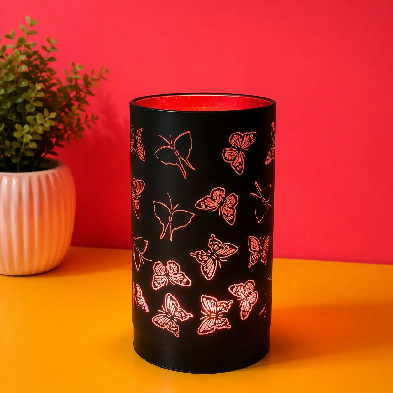 Premium Butterfly Pattern LED Table Lamp for Bedroom and Home Decoration - Buy Online at Alikart