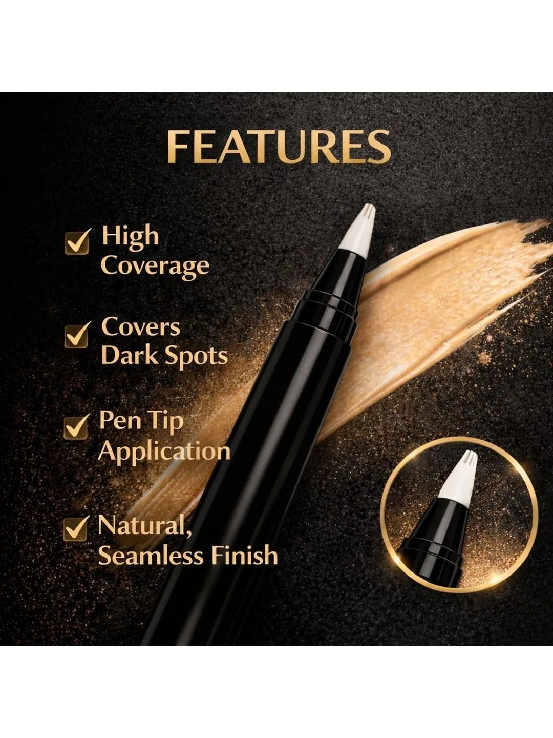 Sanfe Instahide Concealer Pen - 1.7 g - Detailed Feature View 2