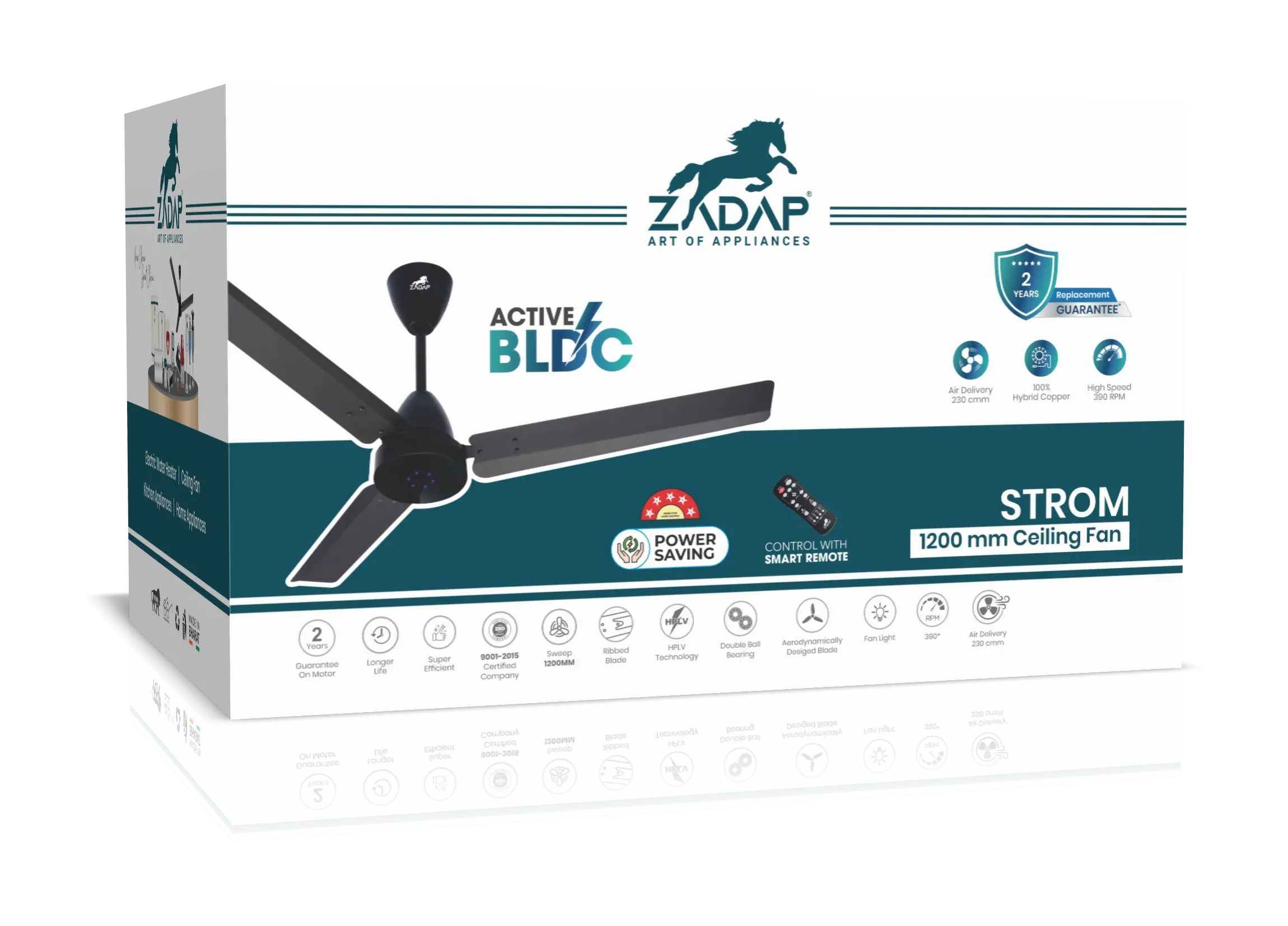 BLDC Ceiling Fan – High-Speed Efficiency with Remote Control - Detailed Feature View 9