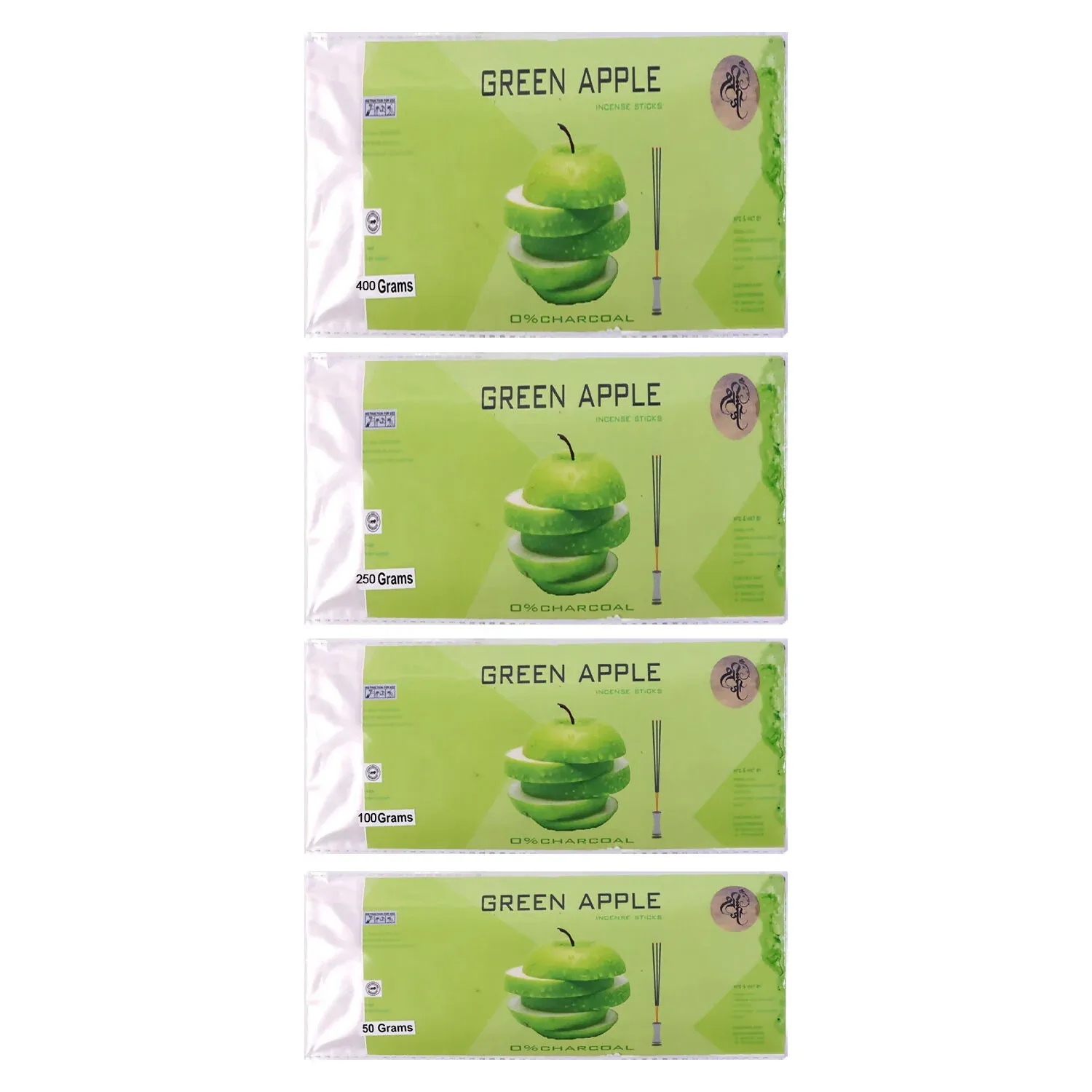 Green Apple Fragrance Masala Incense Sticks for Pooja & Meditation - Detailed Feature View 5