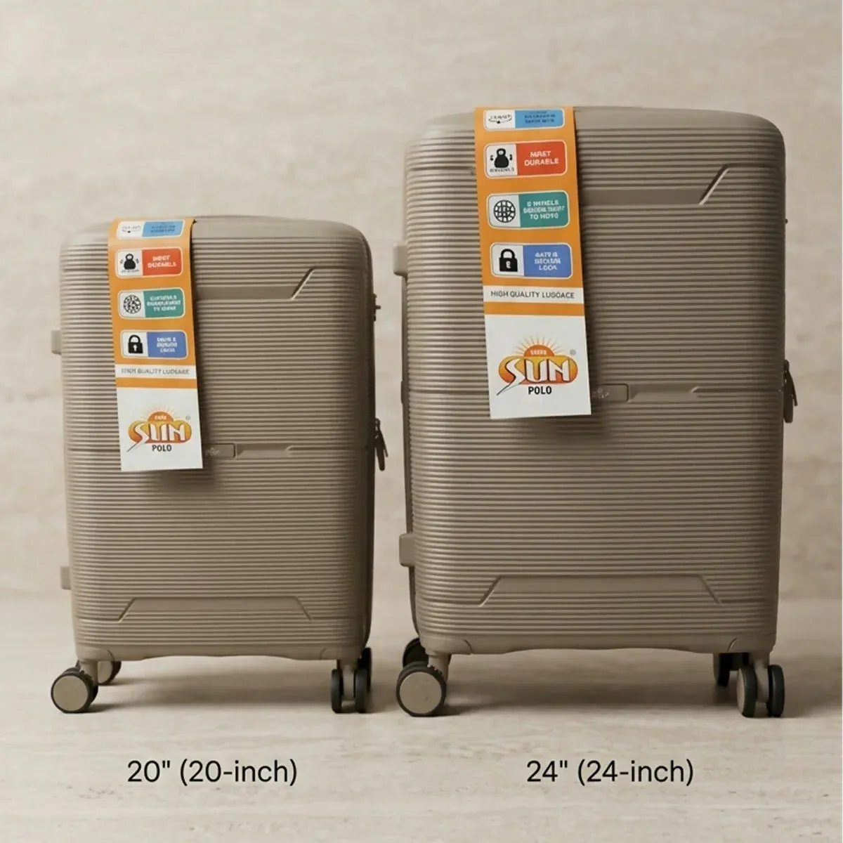 Premium Premium Hard Shell Travel Luggage Set with Spinner Wheels - Buy Online at Alikart