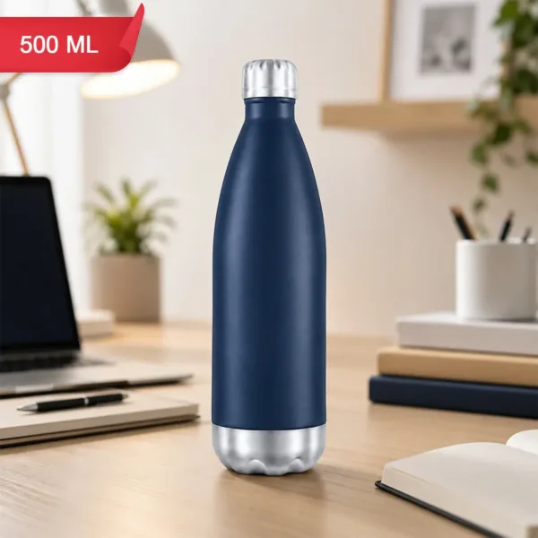 Premium Blue Stainless Steel Vacuum Insulated Water Bottle