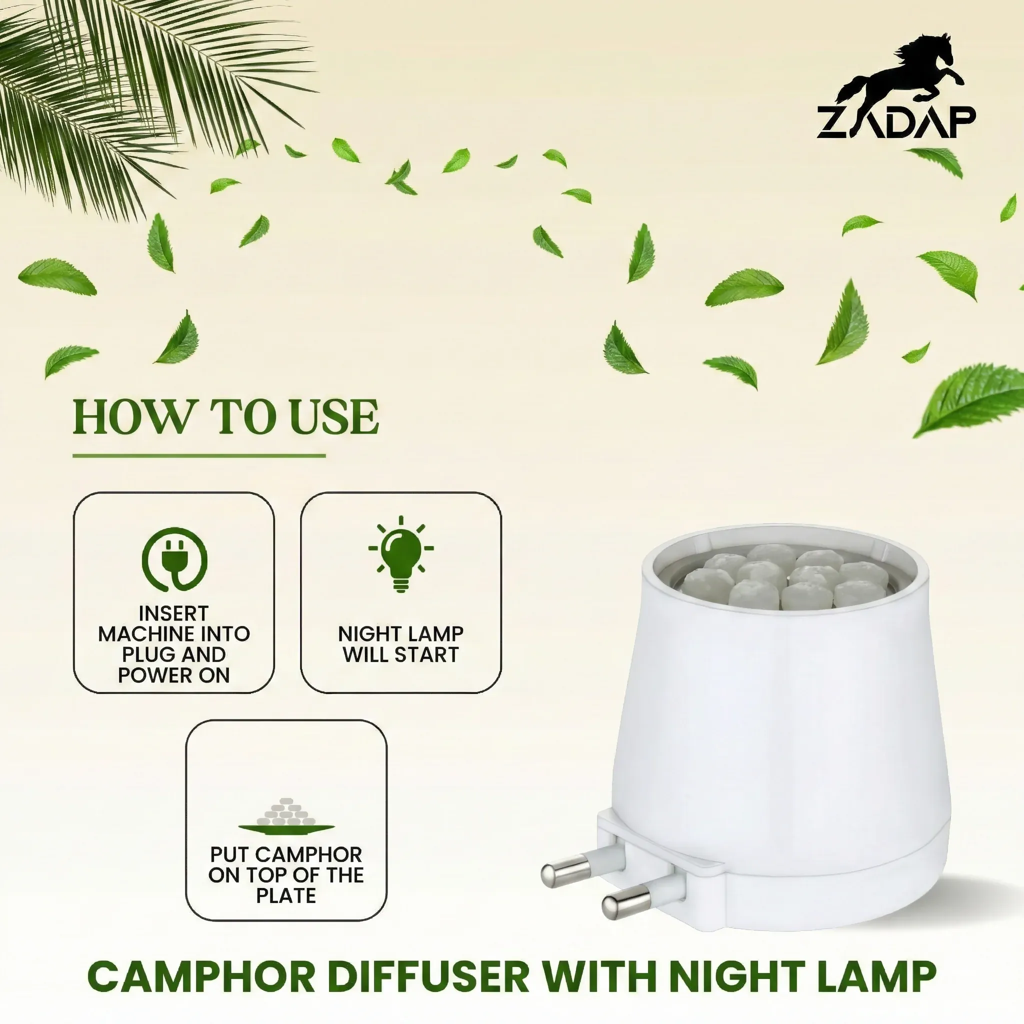 Kapoor Dani – Safe Electric Wooden Camphor Burner & Night Lamp - Detailed Feature View 5