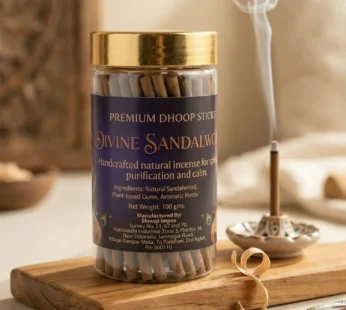 Divine Sandalwood Premium Dhoop Sticks – Natural Incense 100Gm