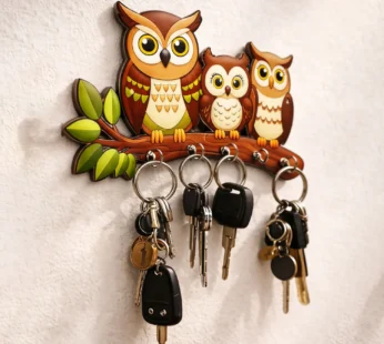 Wall-mounted Owl Key Holder – Stylish and Durable Organization Solution