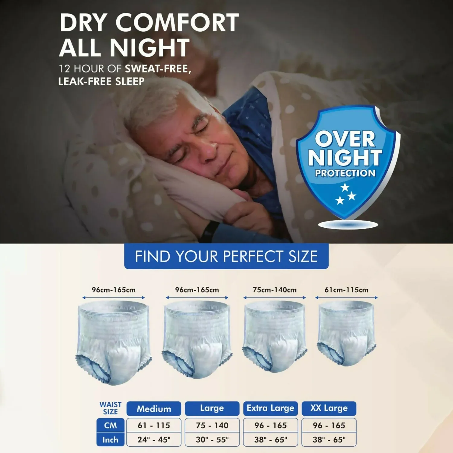 Premium Adult Pull-Up Diaper Pants with Antibacterial Leak Protection - Buy Online at Alikart