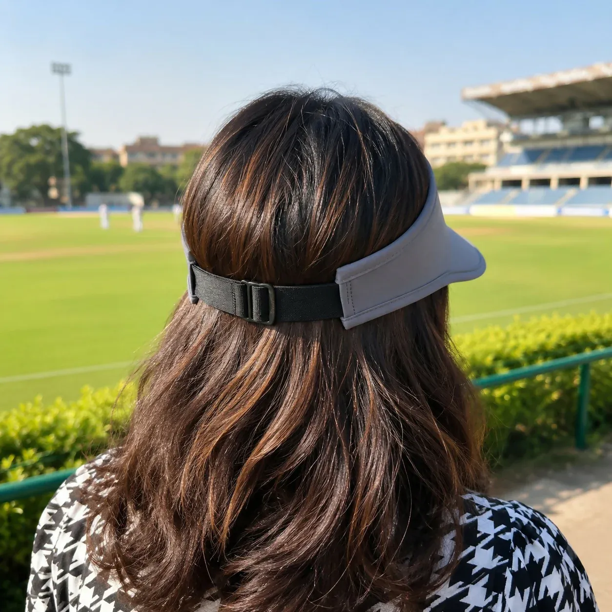 Adjustable Wide Brim Women’s UV Protection Sun Visor Cap - Detailed Feature View 7