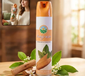 Sandalwood Air Freshener Spray 220 ML – Long Lasting Fragrance