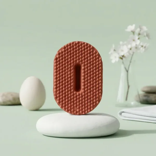 Terracotta Clay Foot Scrubber – Natural & Ergonomic Design for Healthy Feet