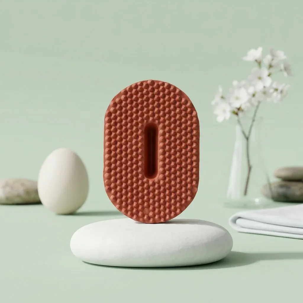 Premium Terracotta Clay Foot Scrubber – Natural & Ergonomic Design for Healthy Feet - Buy Online at Alikart