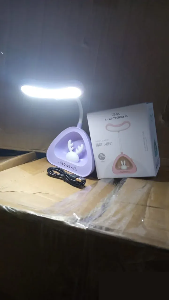 LED Desk Light – Eye-Caring USB Rechargeable Lamp | Voltronic - Detailed Feature View 6