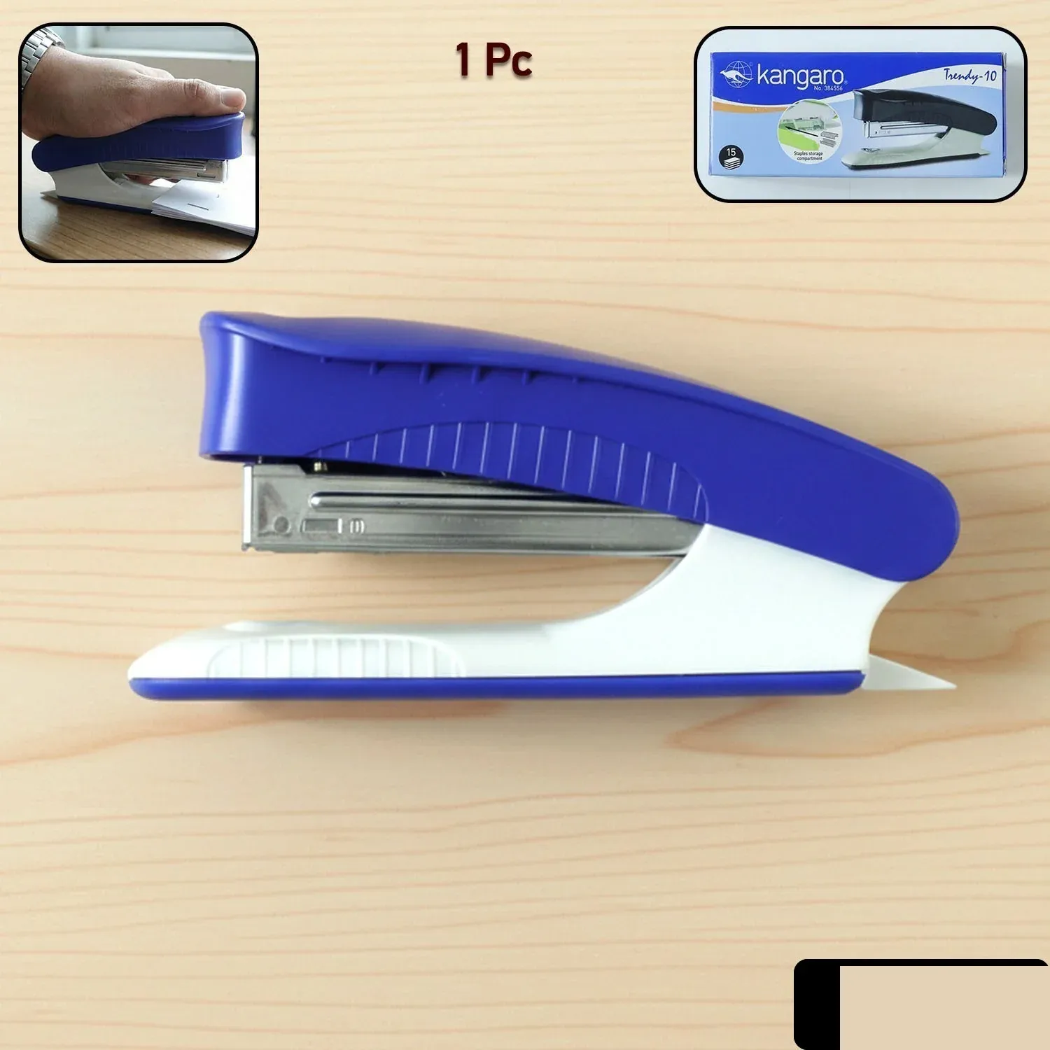 Kangaro Trendy 10 Manual Stapler (1 Pc) - Detailed Feature View 1
