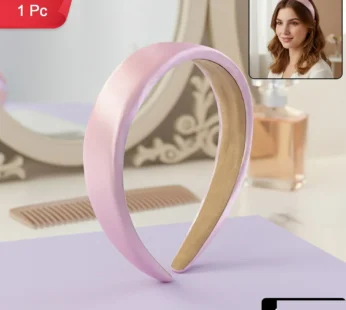 Elegant Padded Satin Finish Hairband for Women & Girls