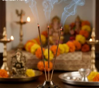 Sandal Incense Sticks – Creamy Sandalwood for Meditation & Rituals