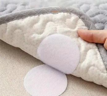 Anti-Slip Sofa Cushion & Bedsheet Fixed Velcro Stickers – Strong PVC Grip Pads for Furniture, Cushions & Home Décor (10 Pcs Set)