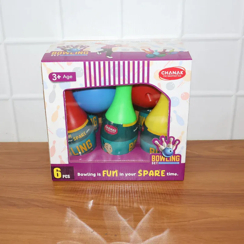 Aditi Kids Indoor Bowling Set with Colorful Pins & Soft Balls - Detailed Feature View 5