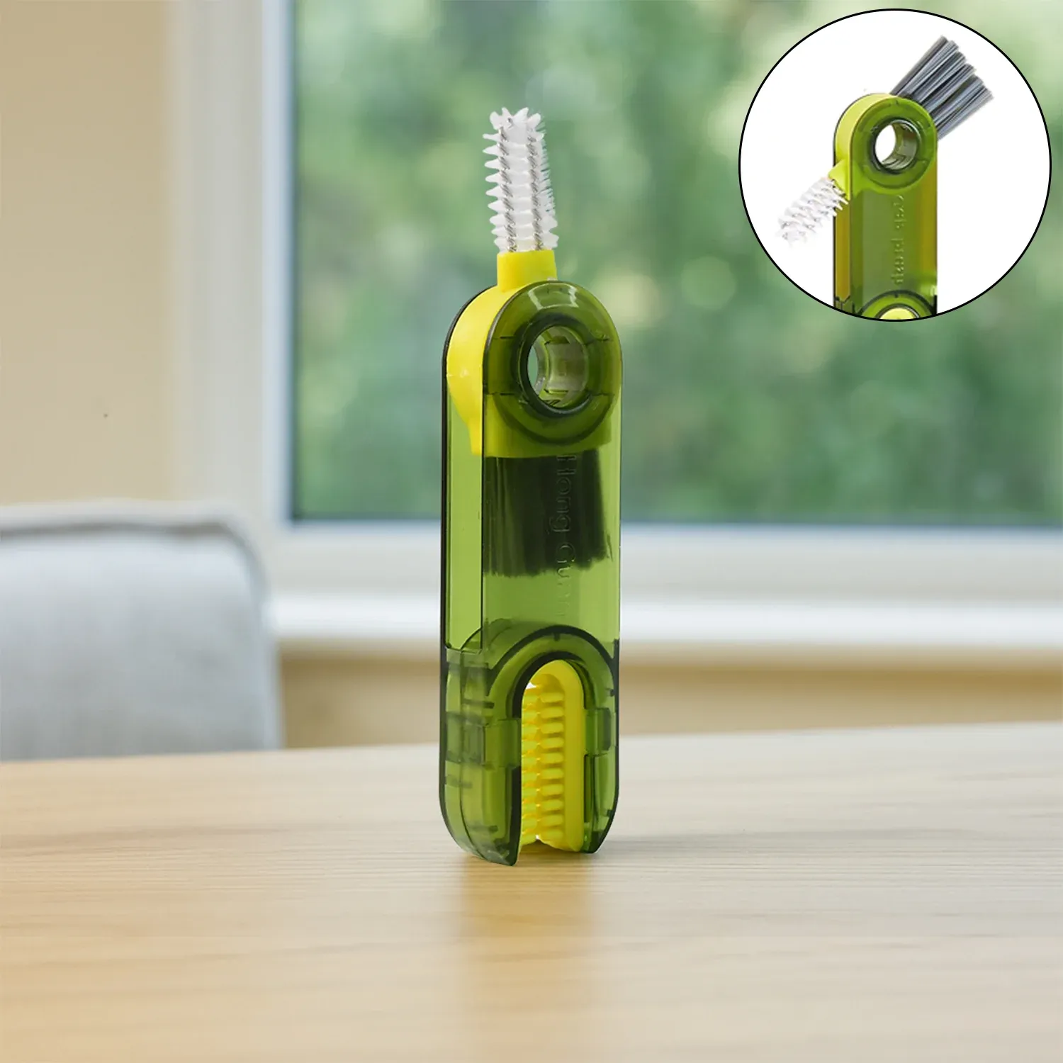 Premium Multipurpose Cleaning Brush – Dual Head Scrubber for Bottles & Straws - Buy Online at Alikart