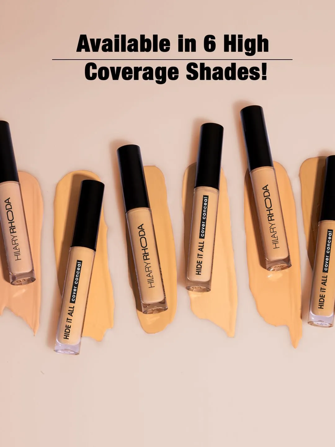 Hilary Rhoda Hide It All Finish & High Cover Concealer With Shea butter- 3.7 ml- Fair 02 - Detailed Feature View 4