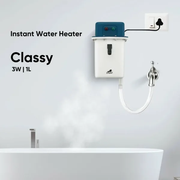 ZADAP Portable 3kW Instant Water Heater – Fast & Safe