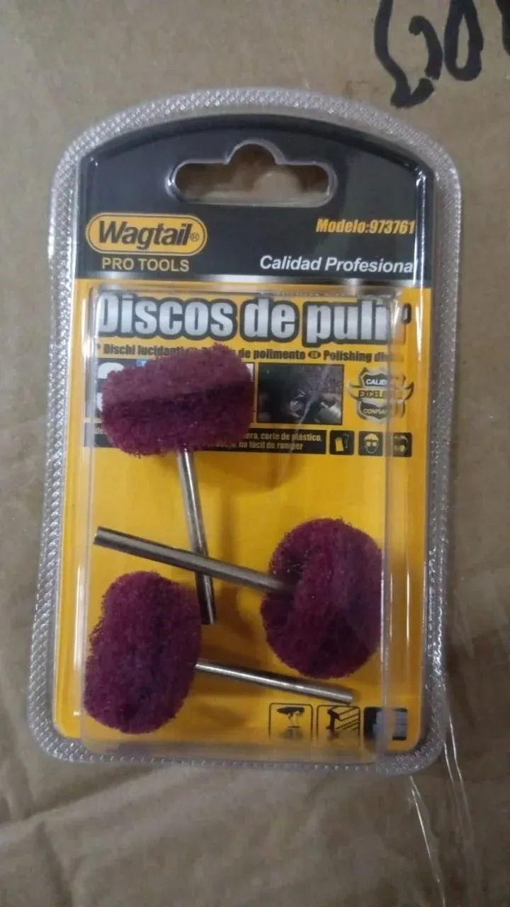 Abrasive Buffing Wheel Set – For Rust Removal & Polishing - Detailed Feature View 6