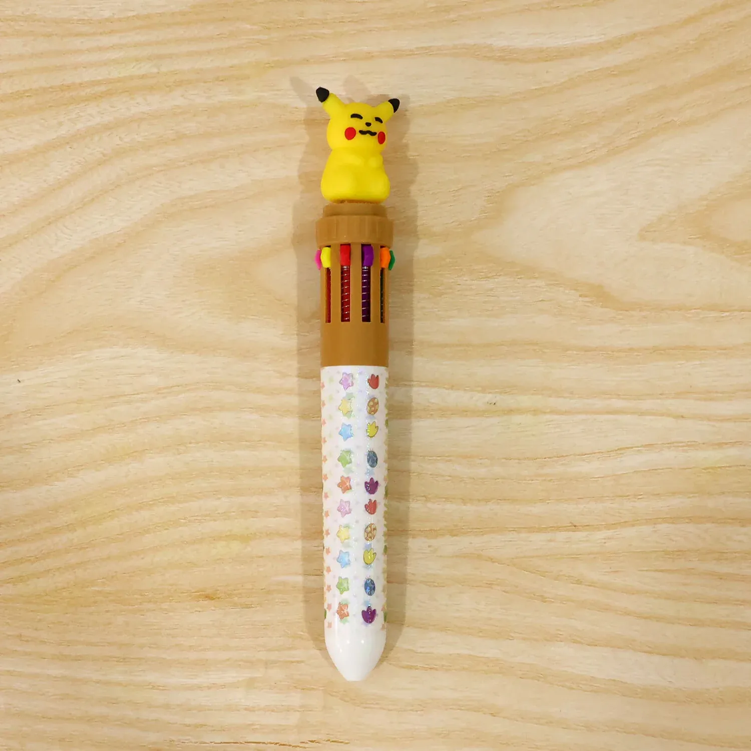 10-Color Cartoon Multi-Ink Ball Pen for Kids & School - Detailed Feature View 5