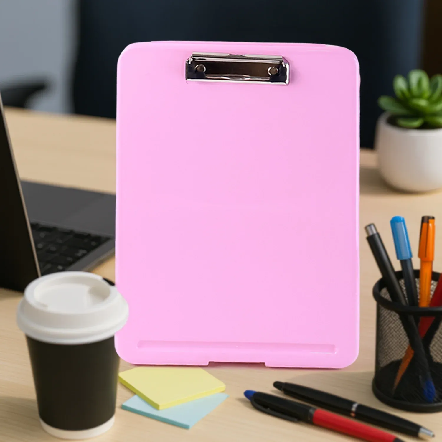 A4 Size Hard Plastic Clipboard File Folder (1 Pc) - Detailed Feature View 3