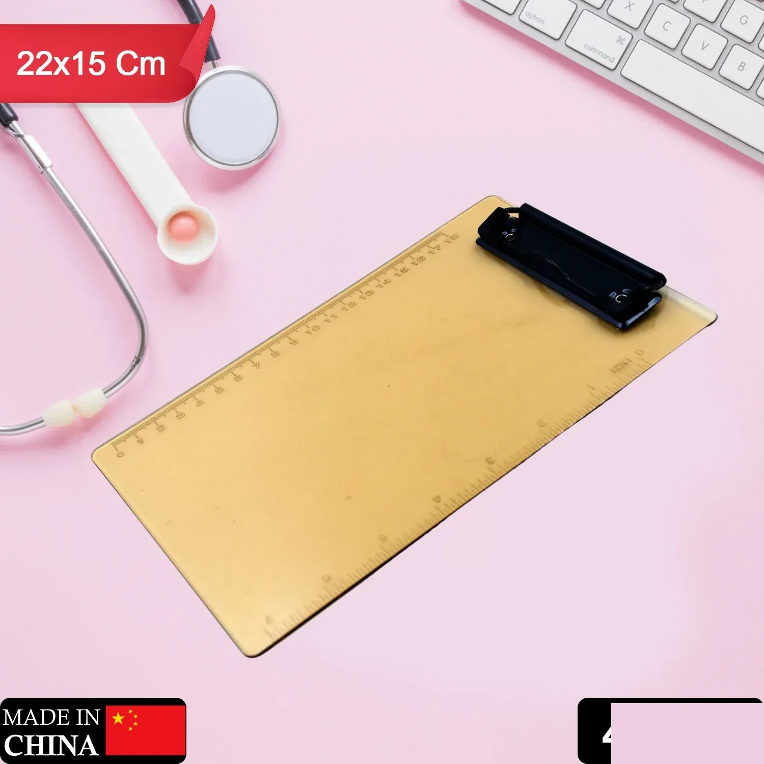 Transparent Plastic Clipboard Pad - Detailed Feature View 1