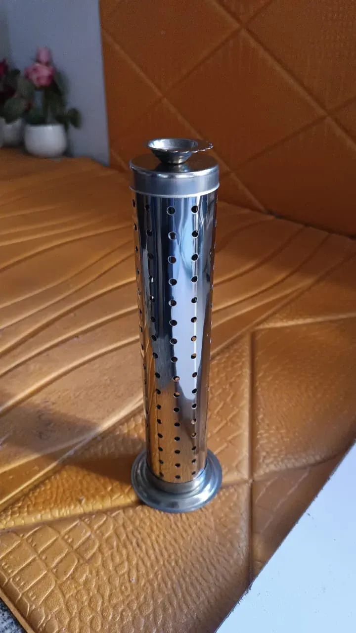 Stainless Steel Agarbatti Stand – Safe Ash Catcher for Puja - Detailed Feature View 6