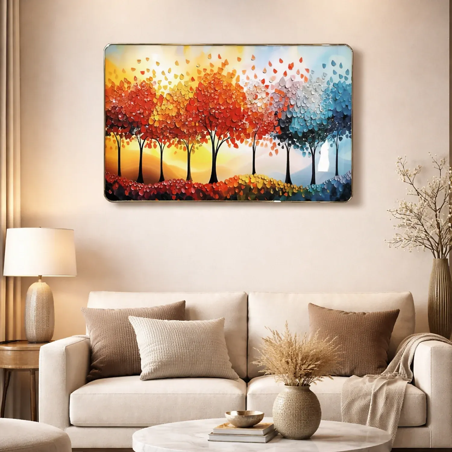 Luxury 3D Tree Wall Art – Elegant Home Decor Accent - Detailed Feature View 5