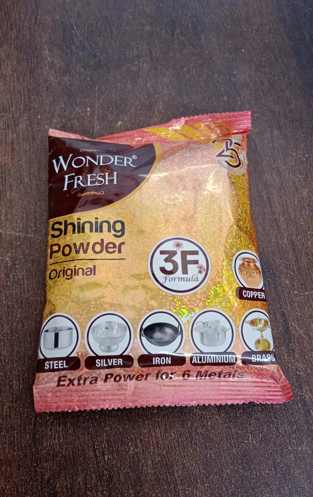 Shining Powder 200 GM - Cleans & Polishes Copper, Brass, Silver & More - Detailed Feature View 8