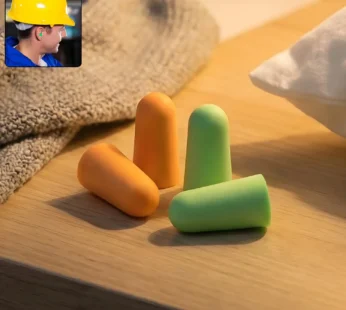 Reusable Noise Reduction Foam Ear Plugs (2 Pair Set)