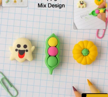 Cartoon Eraser – Soft Non-Toxic 3D Rubber for Kids