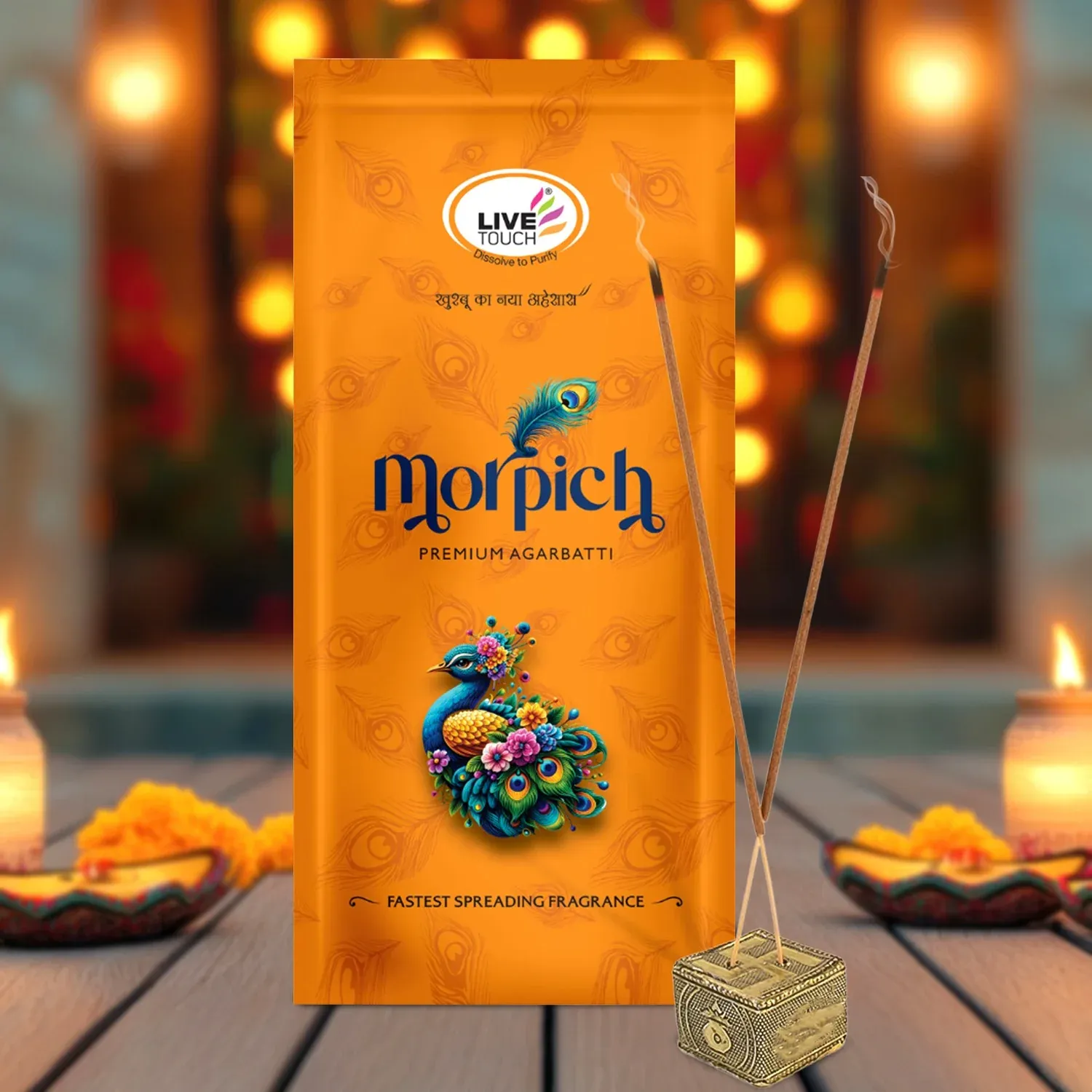Premium Natural Incense Sticks for Puja – Soothing Aromatic 100gm Pack - Buy Online at Alikart