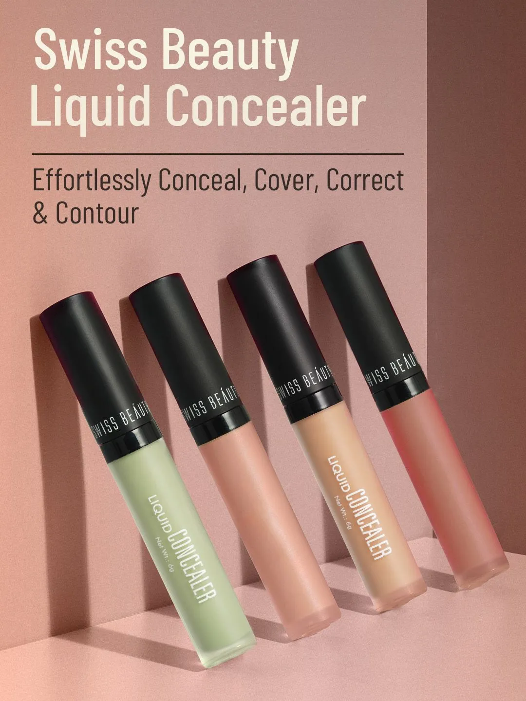 SWISS BEAUTY Liquid Concealer - Light Moyen 03 - Detailed Feature View 4
